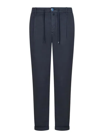 HANDPICKED UDINE  STRETCH REGULAR-FIT TROUSERS
