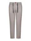 Handpicked Udine Stretch Regular-fit Trousers In Gray