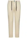 Handpicked Udine Parchment-regular-fit Trousers In Beige