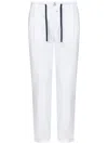 Handpicked Udine Optical Regular-fit Trousers In White