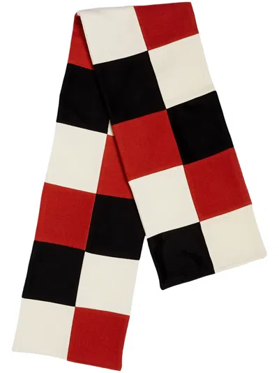 Handred Patchwork Scarf In Neutral