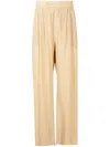 Handred Wide-leg Silk Trousers In Neutrals