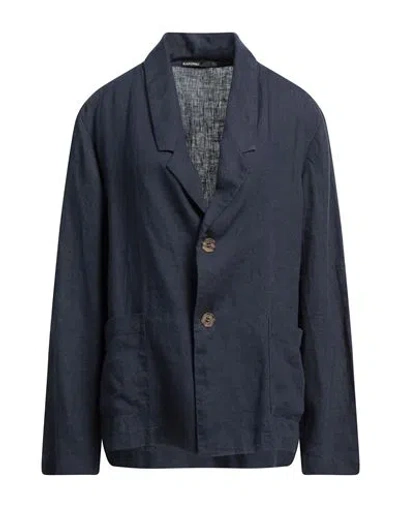 Handred Woman Blazer Navy Blue Size S Linen