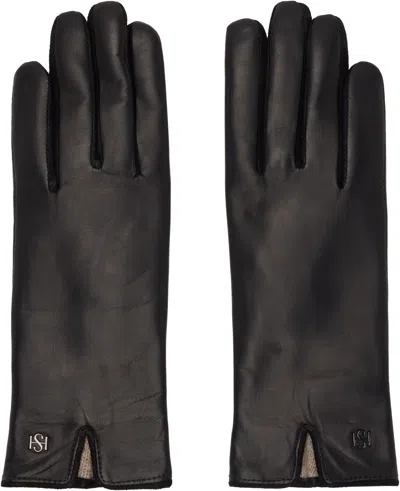 Handsome Stockholm Black Essentials Gloves