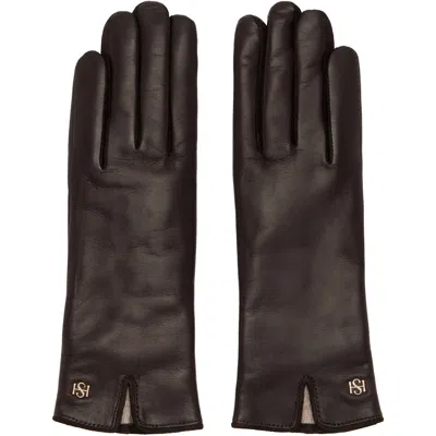Handsome Stockholm Brown Essentials Gloves