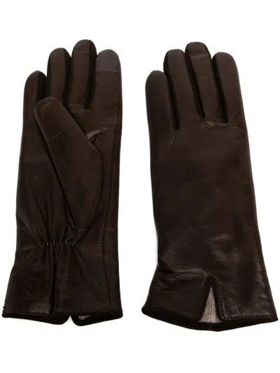 Handsome Stockholm Essentials Gloves In Brown