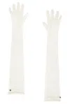 Handsome Stockholm Lace Extra Long Gloves In White