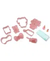 Handstand Kitchen Hello Kitty 50th Anniversary Cookie Stamp And Frosting Set In No Color