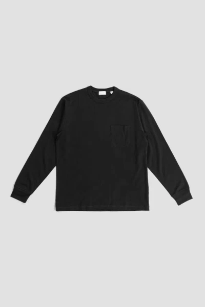 Handvaerk Chest Pocket Long-sleeve Long-sleeve T-shirt In Black