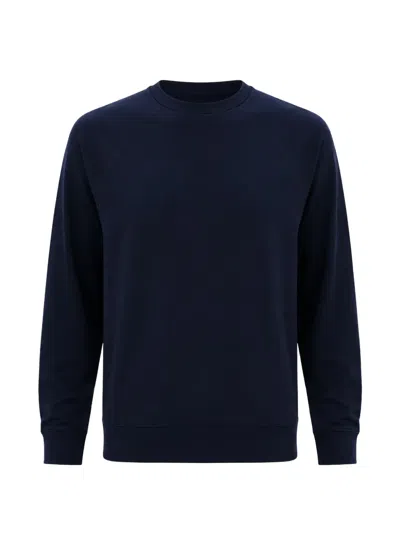 Handvaerk Flex Raglan-sleeve Sweater In Blue