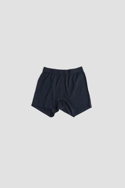 Handvaerk Hand-finished Jersey Boxer Briefs In Blue