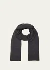 Handvaerk Men's Alpaca Scarf In Charcoal