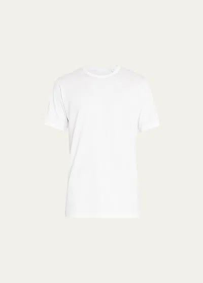 Handvaerk Pima Cotton-jersey T-shirt In White