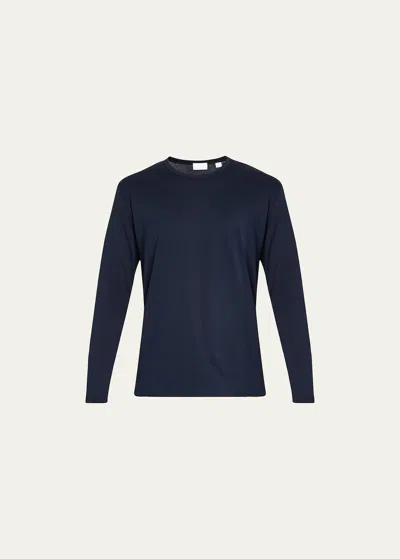 Handvaerk Men's Pima Cotton T-shirt In Dark Navy