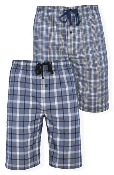 Hanes 2-pack Woven Sleep Shorts In Grey