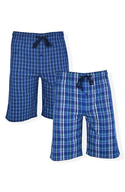 Hanes 2-pack Woven Sleep Shorts In Navy