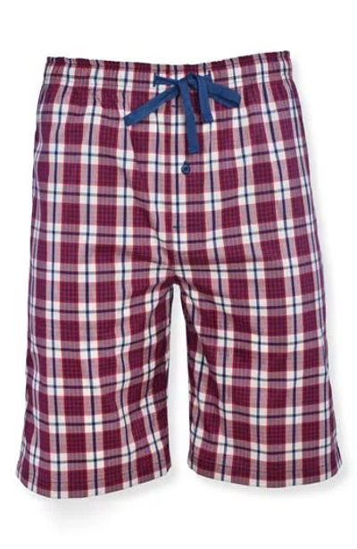 Hanes 2-pack Woven Sleep Shorts In Navy/ Red