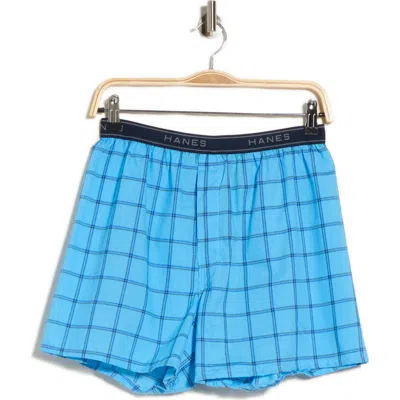 Hanes 4-pack Boxers In Blue
