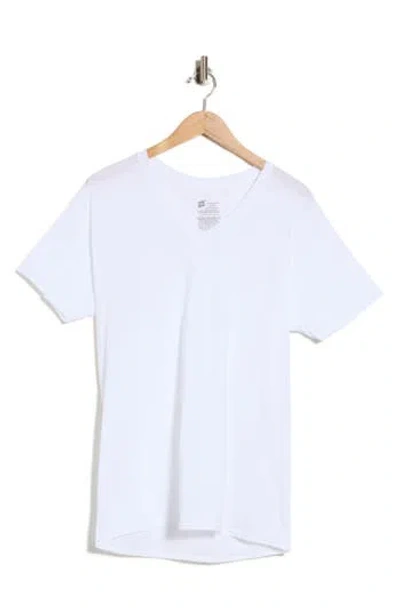 Hanes 4-pack V-neck Cotton T-shirts In White