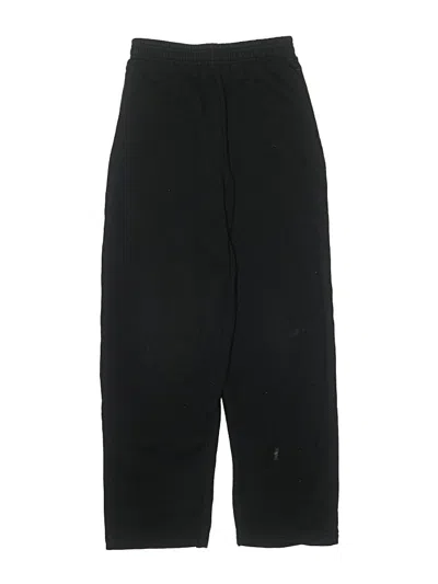Pre-owned Hanes Kids' Active Pants In Black