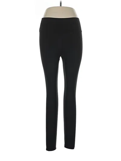 Pre-owned Hanes Active Pants In Black
