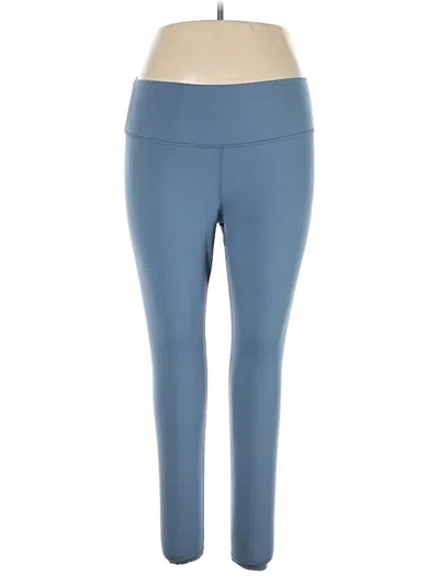 Pre-owned Hanes Active Pants In Blue