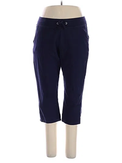 Pre-owned Hanes Active Pants In Blue