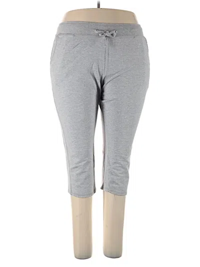 Pre-owned Hanes Active Pants In Gray