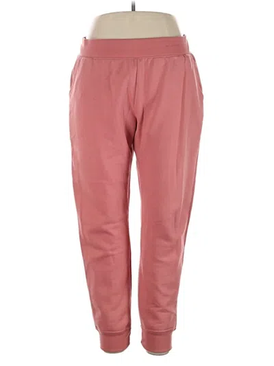 Pre-owned Hanes Active Pants In Pink