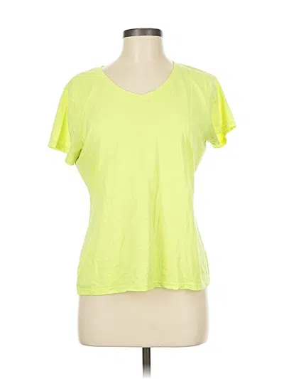 Pre-owned Hanes Active T-shirt In Yellow
