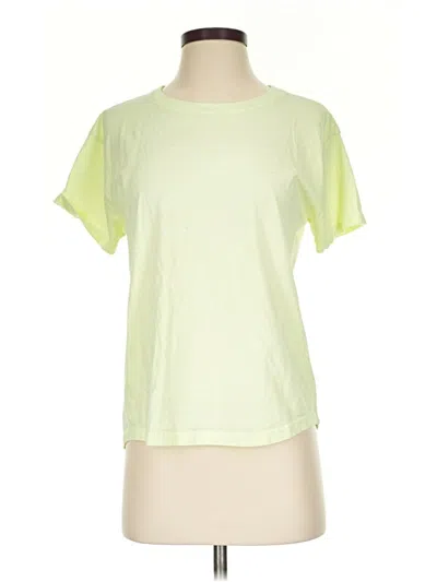 Pre-owned Hanes Active T-shirt In Green