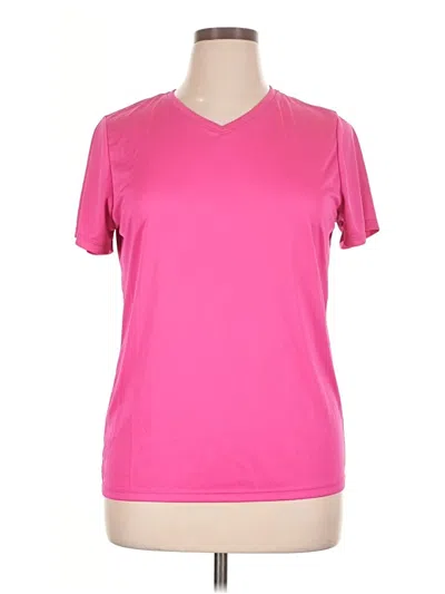 Pre-owned Hanes Active T-shirt In Pink