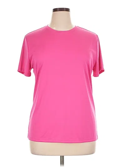 Pre-owned Hanes Active T-shirt In Pink