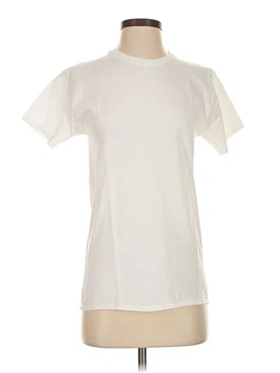 Pre-owned Hanes Active T-shirt In White