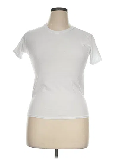 Pre-owned Hanes Active T-shirt In White