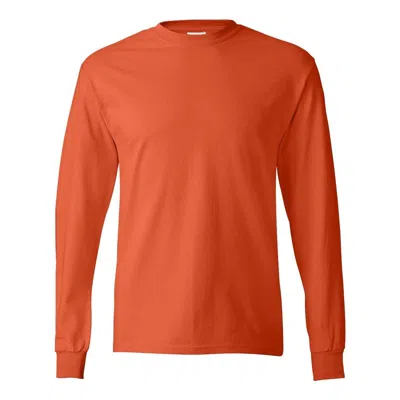 Hanes Authentic Long Sleeve T-shirt In Pink