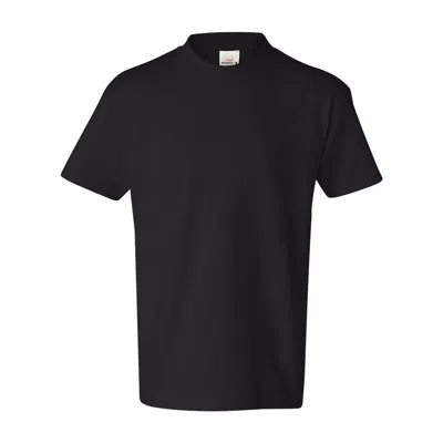 Hanes Kids'  Authentic Youth T-shirt In Black