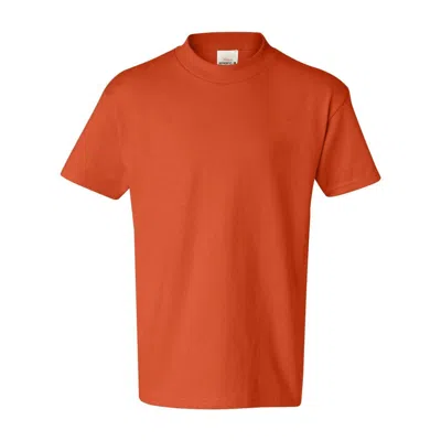 Hanes Kids'  Authentic Youth T-shirt In Orange