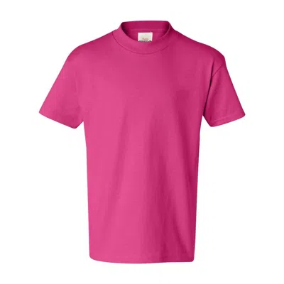 Hanes Kids' Authentic Youth T-shirt In Pink