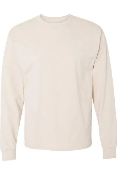 Hanes Beefy-t Long Sleeve T-shirt In Multi
