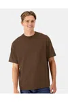 Hanes Beefy-t Retro Street T-shirt In Brown