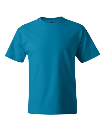 Hanes Beefy-t T-shirt In Blue