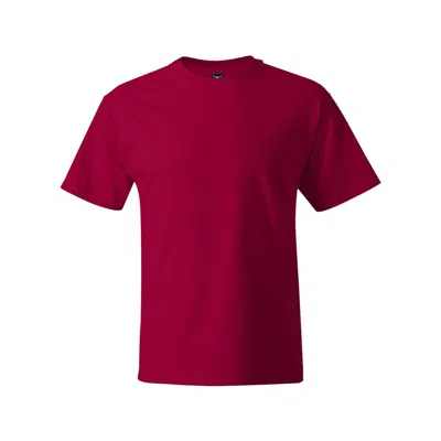 Hanes Beefy-t Tall T-shirt In Pink