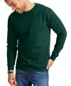 HANES BEEFY-T UNISEX LONG-SLEEVE T-SHIRT, 2-PACK