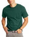 HANES BEEFY-T UNISEX POCKET T-SHIRT, 2-PACK