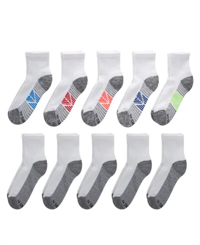 Hanes Kids' Big Boys Ultimate Ankle Socks, Pack Of 10 In Multi