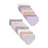 Hanes Bonus Pack Little & Big Kid Girls 14 Pack Briefs Gubb4b In Black
