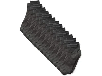 Hanes Kids' Boys' Extra Durable Ankle Socks Multipack Sock Black - 12 Pack: Sm One Size