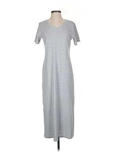 Pre-owned Hanes Casual Dress In Gray