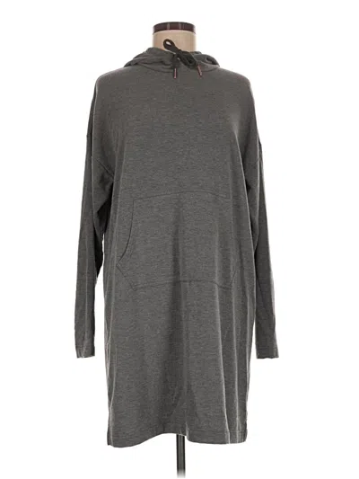 Pre-owned Hanes Casual Dress In Gray